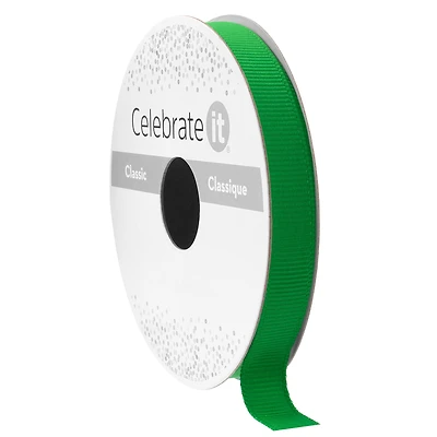 3/8'' x 10yd. Grosgrain Ribbon by Celebrate It® Classic