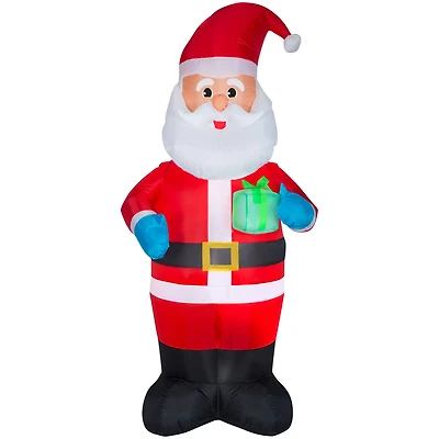 7ft. Airblown® Inflatable Santa with Present