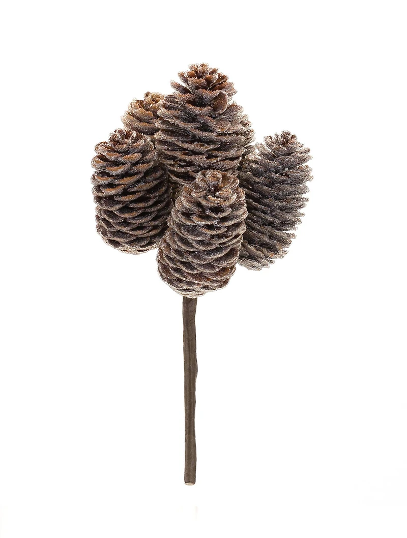 Brown Pinecone Stem Bundle, 12ct.