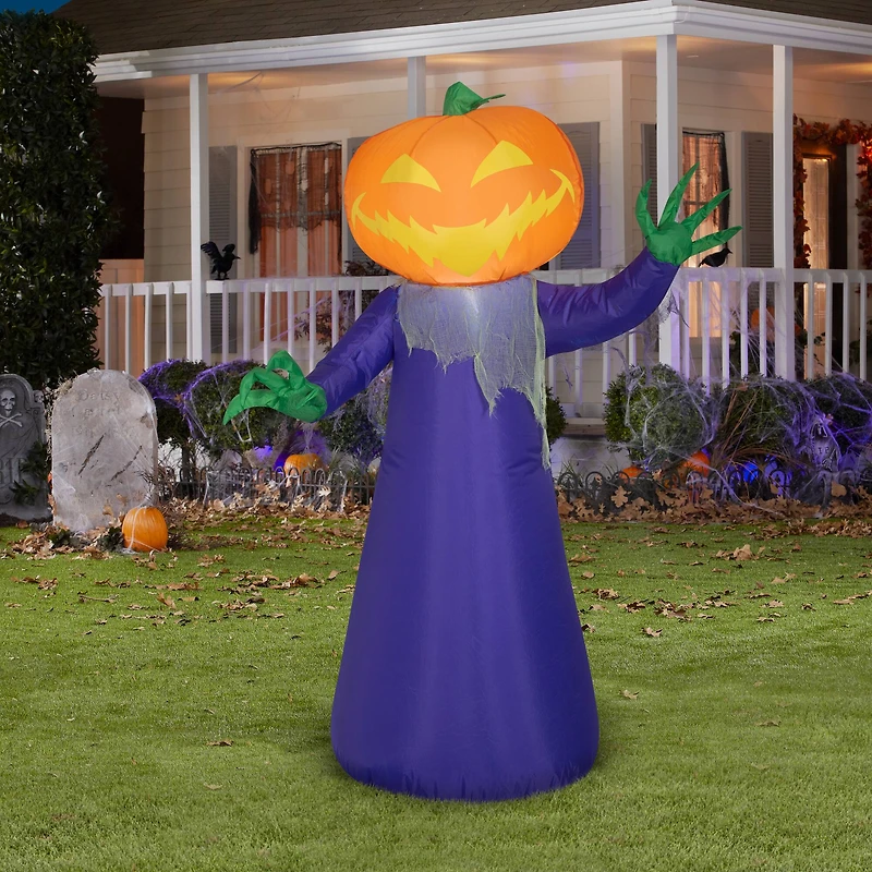 4ft. Airblown® Inflatable Halloween Pumpkin Reaper