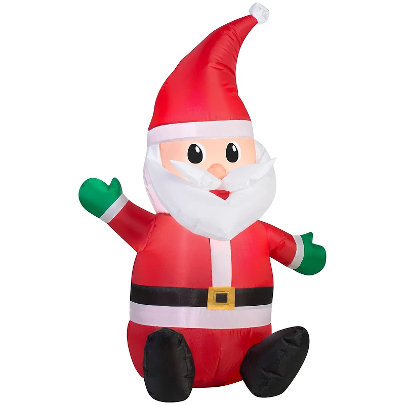 3.5ft. Airblown® Inflatable Christmas Sitting Santa