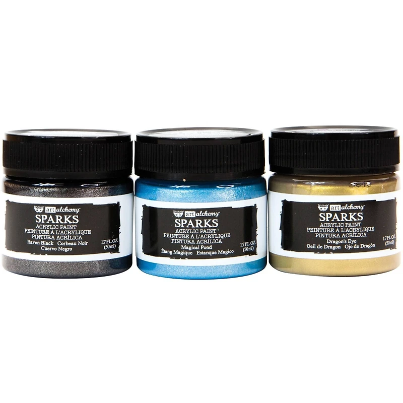 Finnabair® Art Alchemy Sparks Masquerade Acrylic Paint Set