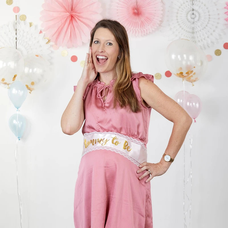 Kate Aspen® Baby Shower Belly Sash & Game Set
