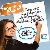 Cling-rite Dry Erase Economy Roll