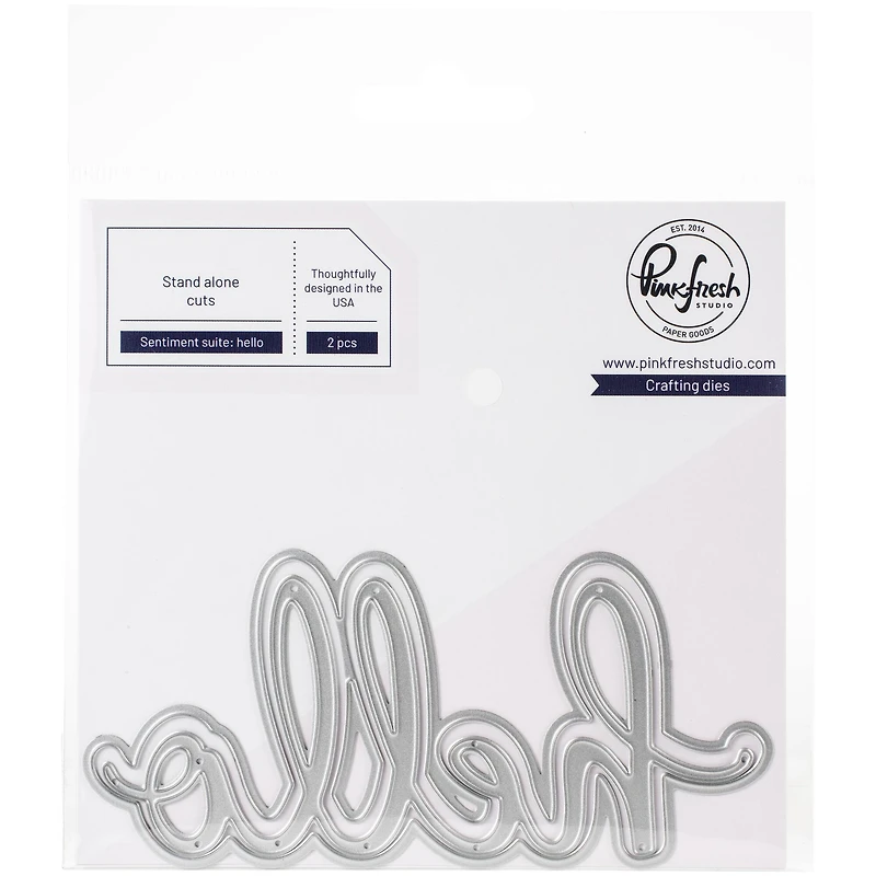 Pinkfresh Studio Mega Hello Die Set