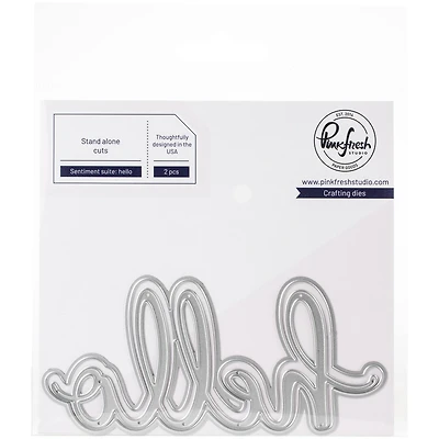 Pinkfresh Studio Mega Hello Die Set