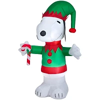 5ft. Airblown® Inflatable Christmas Snoopy Elf