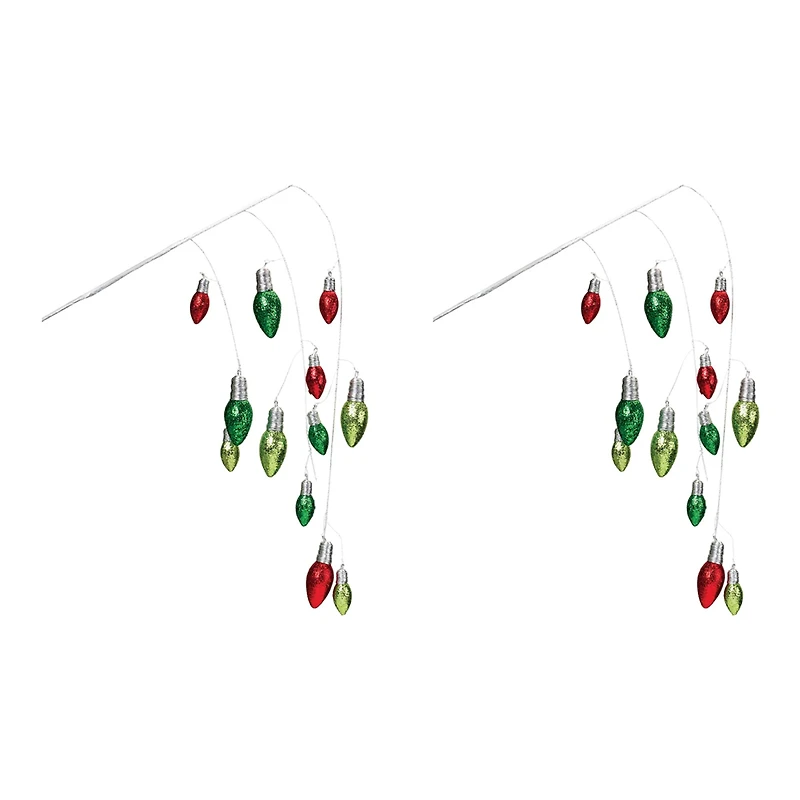 Hanging Holiday Light Spray, 2ct.