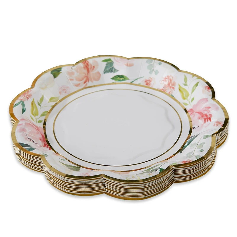 Kate Aspen® 7" Brunch Floral Paper Plates, 32ct.