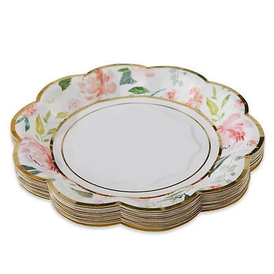 Kate Aspen® 7" Brunch Floral Paper Plates, 32ct.