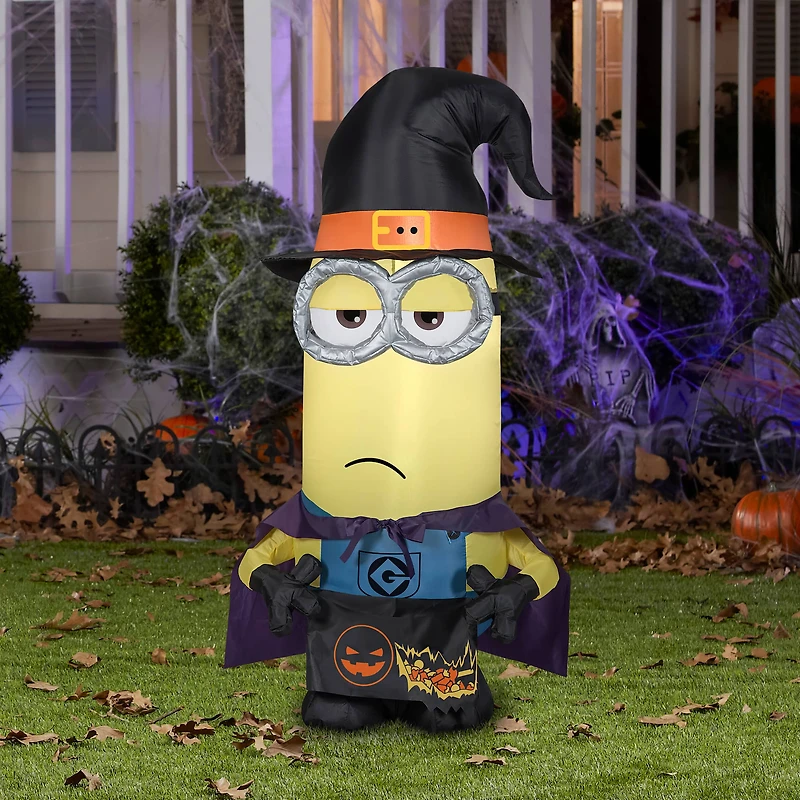 3.5ft. Airblown® Inflatable Halloween Kevin as Witch