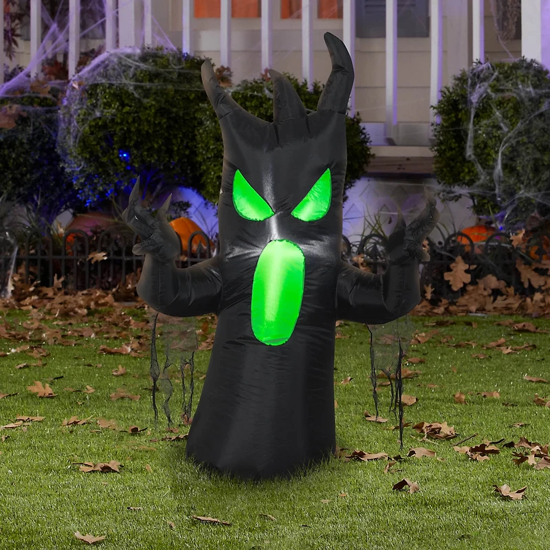 3.5ft. Airblown® Inflatable Halloween Black Scary Tree