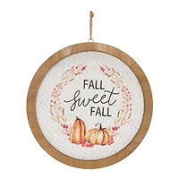11.75" Fall Harvest Plaque Set