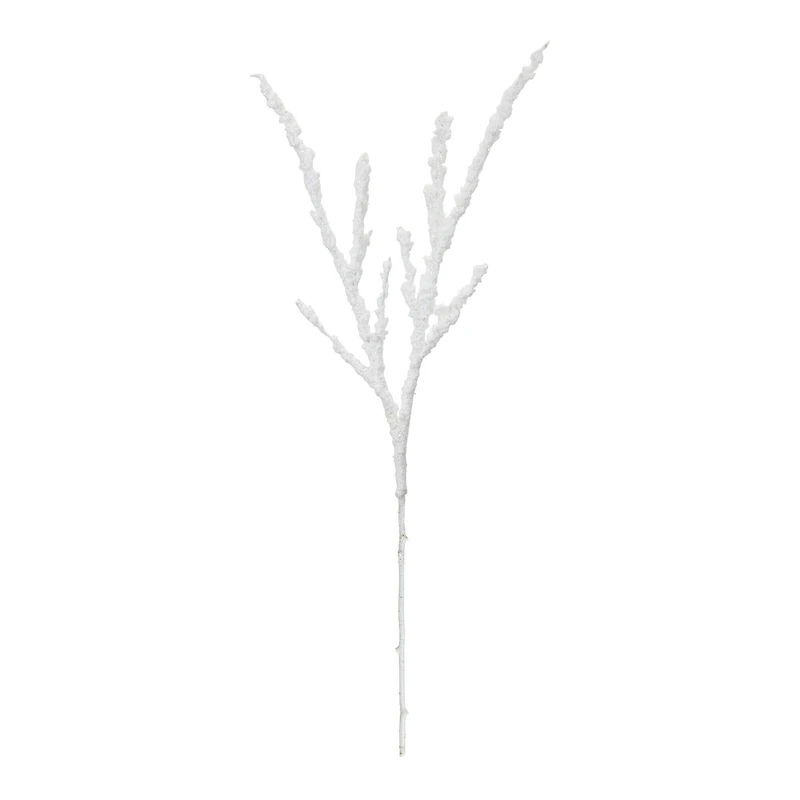 White Frosted Snow Branch, 12ct.
