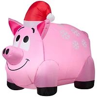 2.9ft. Airblown® Inflatable Christmas Pig