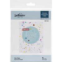 Spellbinders® Sun Rays Embossing Folder