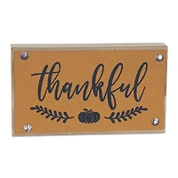 7" Thankful Harvest Sign Set