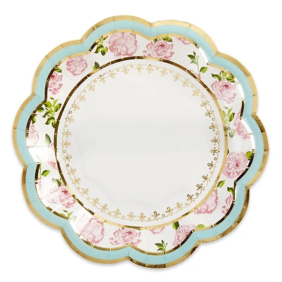 Kate Aspen® 7" Blue Tea Time Whimsy Paper Plates, 32ct.