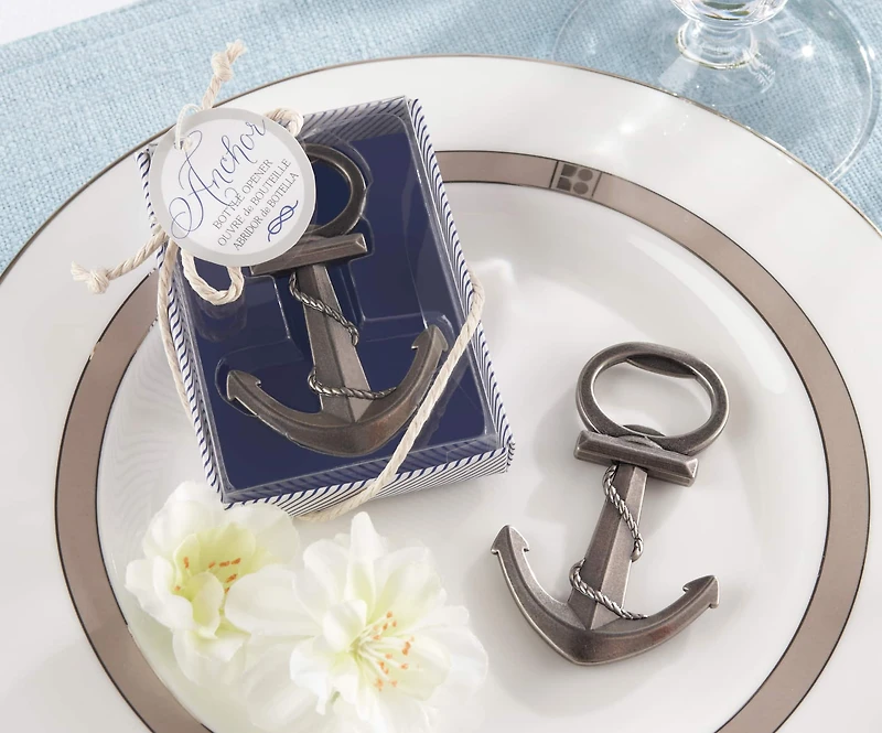 Kate Aspen® Anchor Nautical-Themed Bottle Opener, 4ct.