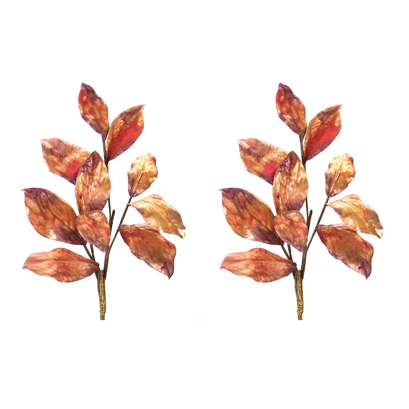 Metallic Harvest Leaf Sprays, 2ct.