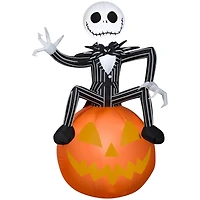 3.5ft. Airblown® Inflatable Halloween Nightmare Before Christmas Jack on Pumpkin