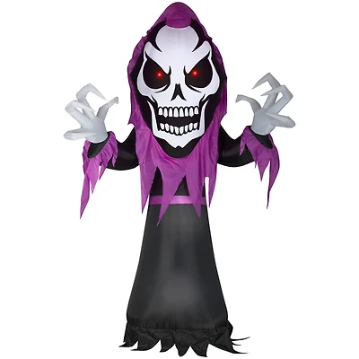 10ft. Airblown® Inflatable Halloween Skeleton Reaper with Red LED Eyes