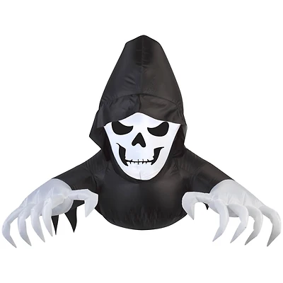 2.3ft. Airblown® Window Creeper Inflatable Halloween Friendly Reaper