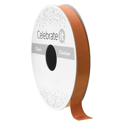 3/8" x 15yd. Satin Double Face Ribbon by Celebrate It® Classic