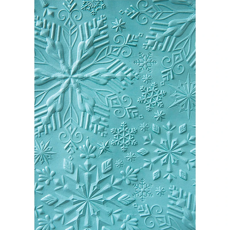 Sizzix® 3-D Textured Impressions™ Winter Snowflakes Embossing Folder by Katelyn Lizardi