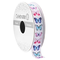5/8" x 7yd. Butterfly Ribbon by Celebrate It™ Classic