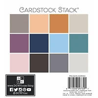 DCWV® 6" x 6" Neutrals Cardstock Stack®, 48 Sheets