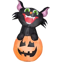 3.5ft. Airblown® Inflatable Halloween Pumpkin Cat