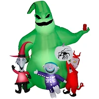7ft. Airblown® Inflatable Halloween Oogie with Creatures Scene