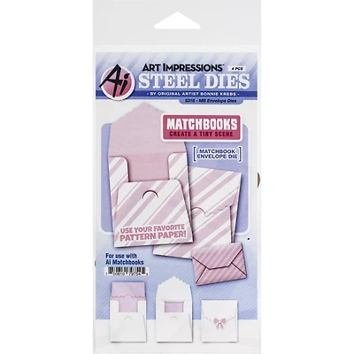 Art Impressions Matchbooks Envelope Die Set