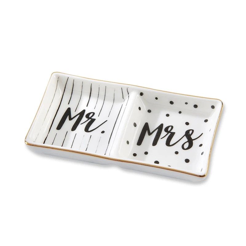 Kate Aspen® Mr. & Mrs. Ring Dish, 2ct.