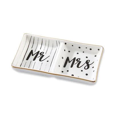 Kate Aspen® Mr. & Mrs. Ring Dish, 2ct.