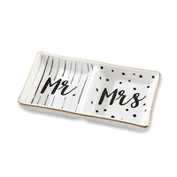 Kate Aspen® Mr. & Mrs. Ring Dish, 2ct.