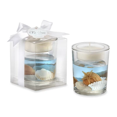 Kate Aspen® Seashell Gel Tea Light Holders, 4ct.