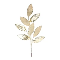 28" Gold Glittered Leaf Sprays, 6ct.