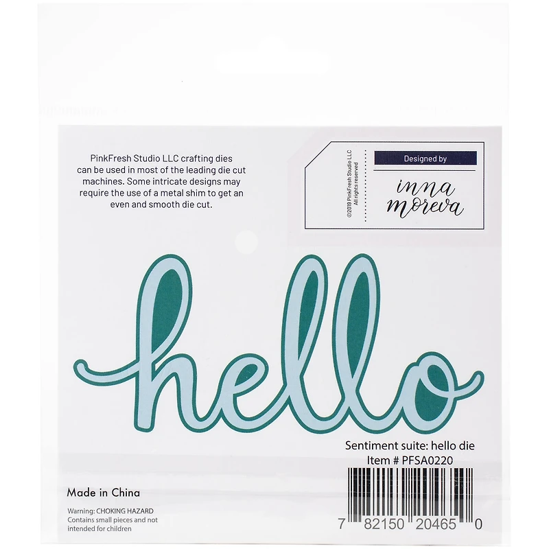 Pinkfresh Studio Mega Hello Die Set