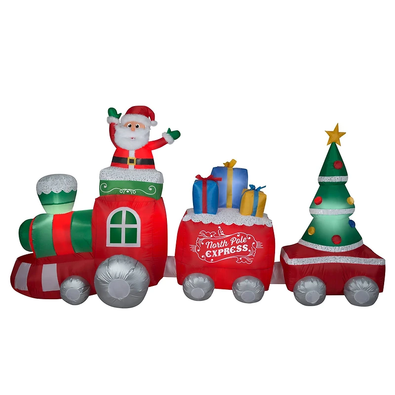 6.25ft. Airblown® Inflatable Christmas Train Scene