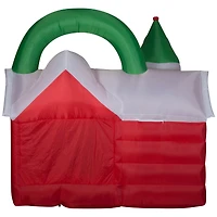 7.4ft. Airblown® Inflatable Christmas Santa's Workshop Scene