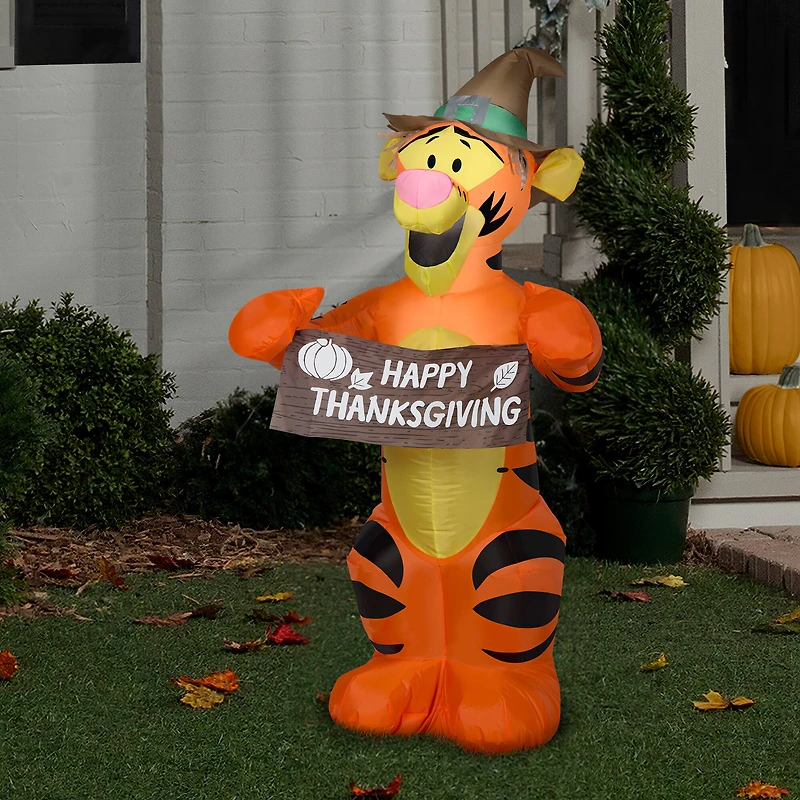 3.5ft. Airblown® Inflatable Disney Harvest Tigger