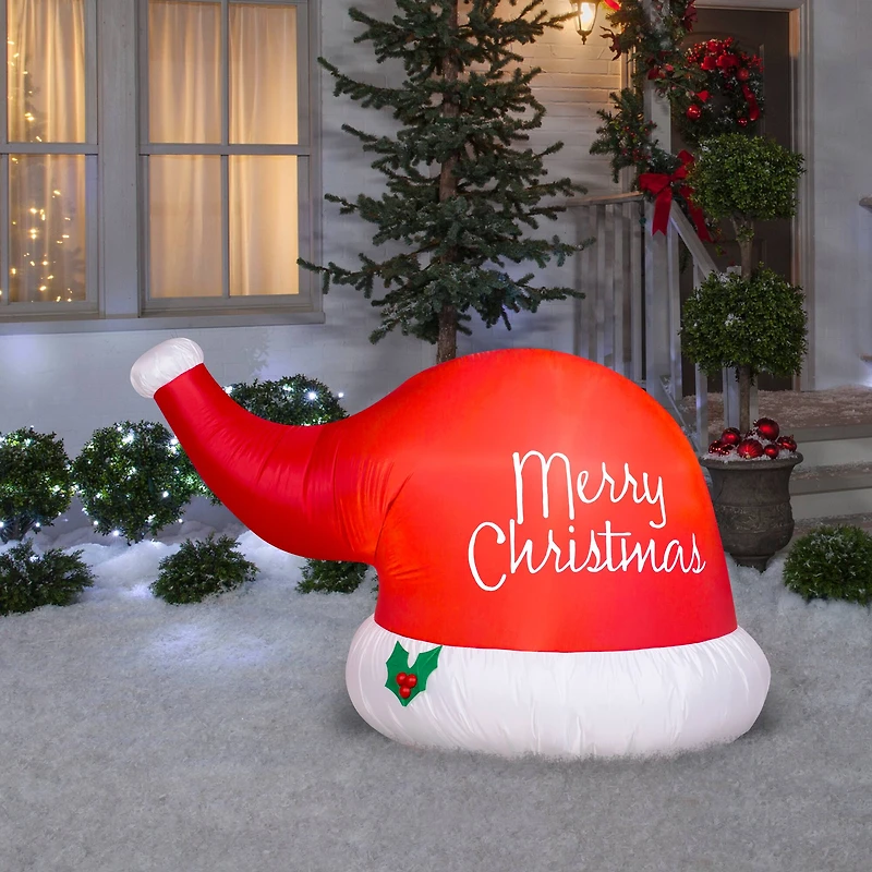 4ft. Airblown® Inflatable Big Santa Hat