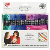 Embroidery Floss Value Pack by Loops & Threads®, 105ct.