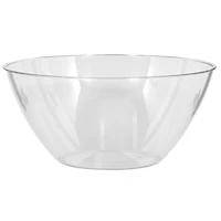 6 Pack: 5qt. Clear Plastic Serving Bowl by Celebrate It™