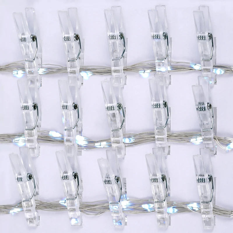 15ft. Cool White LED Clip String Lights by Ashland®