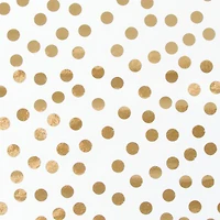 12 Packs: 5 ct. (60 total) White & Gold Dots Tissue Paper by Celebrate It™