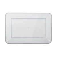 18" Clear Rectangle Tray by Celebrate It™