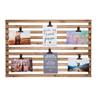 6 Opening  16" x 24" Grid Board Collage Frame with Clips by Studio Décor®